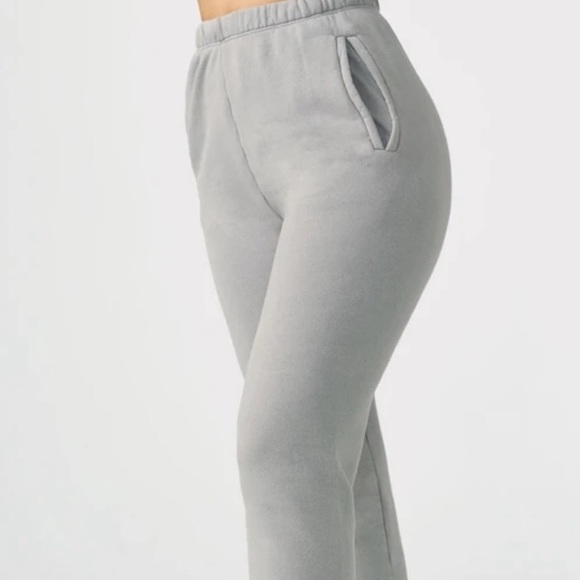 🆕JOAH BROWN STONE GREY FITTED HIGH-WAIST EMPIRE JOGGERS WITH SIDE POCKETS NWT - Picture 8 of 12
